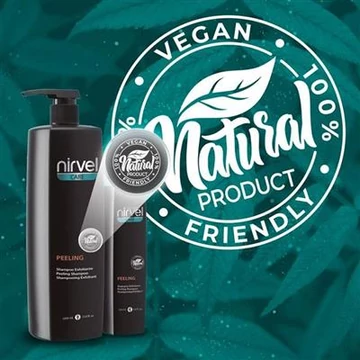 Nirvel Peeling Vegán fejbőr mélytisztító és hajhidratáló sampon