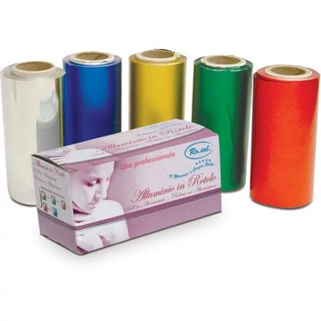 .Melírfólia ezüst színű 12cm×50m tépős dobozban fodrászkellék - Ro.ial