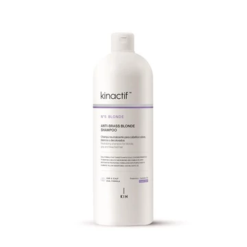 Figyelem! Olvassa el! Kinactif N5 Blonde Silver extra hamvasító fodrász sampon Prebiotikumokkal 1L