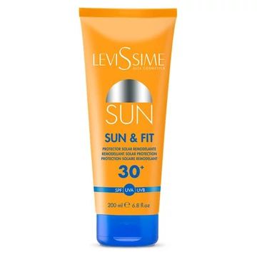 Levissime Sun&Fit Naptej - Bőrfeszesítő és napozó fényvédő krém SPF 30+ / 200ml