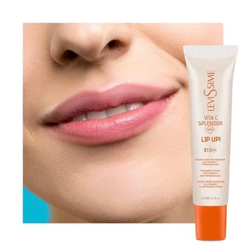 Levissime Vita C Splendor Lip UP! C Vitaminos dúsító Intelligens ajakbalzsam SPF15 UVA védelemmel (G