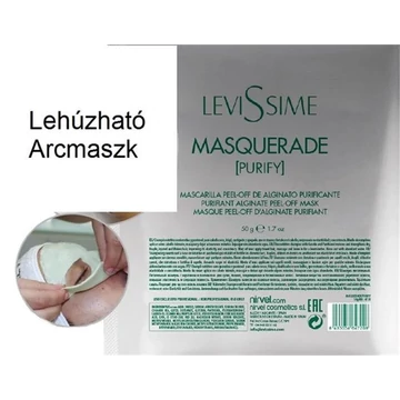 Levissime Purifi Alginat Peel-Off Mask Arctisztító alginát arcmaszk zsíros és kevert típusú arcbőrre