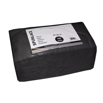 Erős papírszövet törölköző fekete 40×80cm 100db OR07301/50