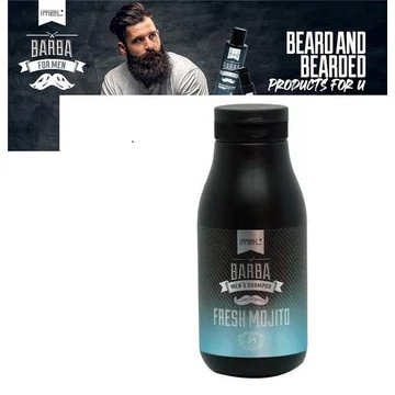 Imel Barber Fresh Mojito Shampoo – Frissítő VEGÁN sampon férfiaknak IMEL Athén 300 ml