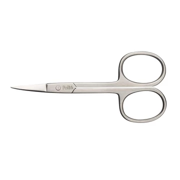 Profi Spanyol acél matt bőrvágó olló hajlított pengével OR04690/Barcelona