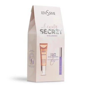 Levissime My Beauty Secret Hyaluronic intenzív hidratáló és színező arckrém és szemránckrém csomag