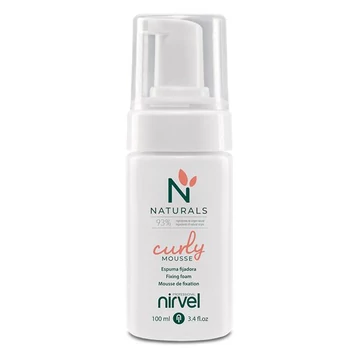 Nirvel Naturals Curly alkoholmentes hajtógáz nélküli hajgöndörítő hab 93% természetes összetevővel