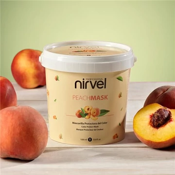 Nirvel Peach Mask – Hajszínvédő hajmaszk festett hajra 1000 ml