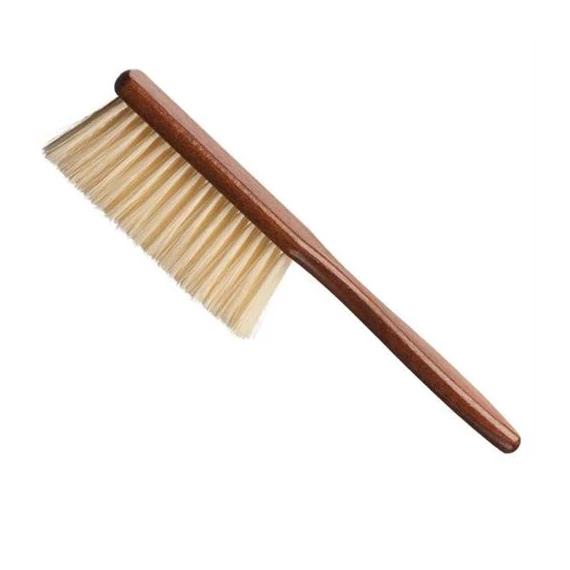 Barber keskeny szakáll kefe nyakszirtkefe fából hosszú szőrrel