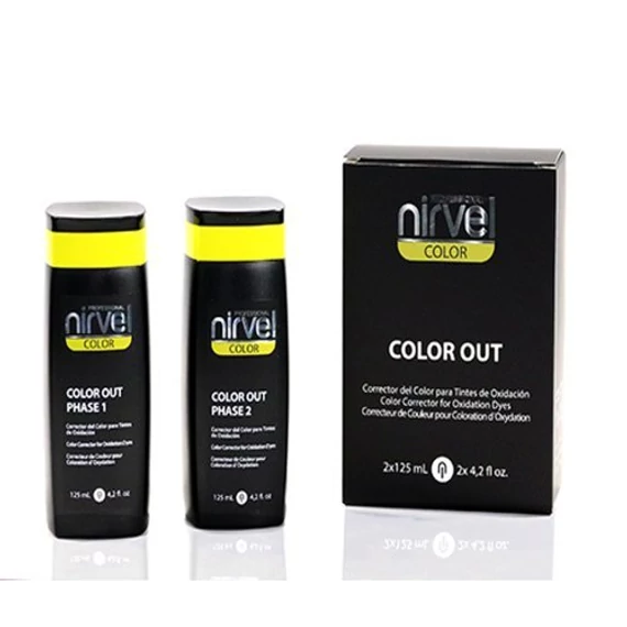 Hajradír Nirvel Color Out - Hajfesték eltávolító hajról 2x125ml