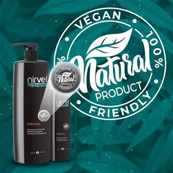 Nirvel Peeling Vegán fejbőr mélytisztító és hajhidratáló sampon
