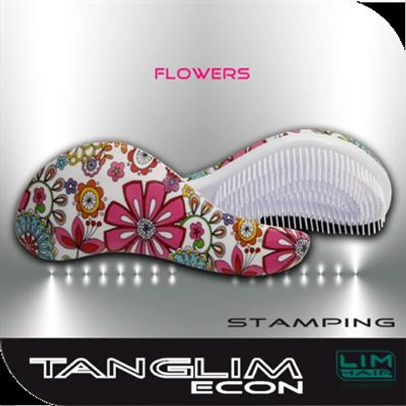 LIM Tanglim Econ Flower - tangle teezer típusú detangler formájú hajsimító és szuper hajkibontó kefe