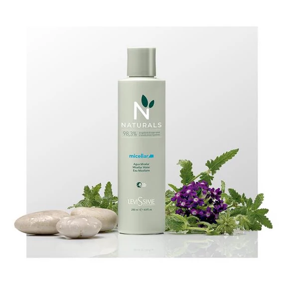 Levissime Naturals Micellar micellás arctisztító víz minden bőrtípusra 98% természetes összetevővel