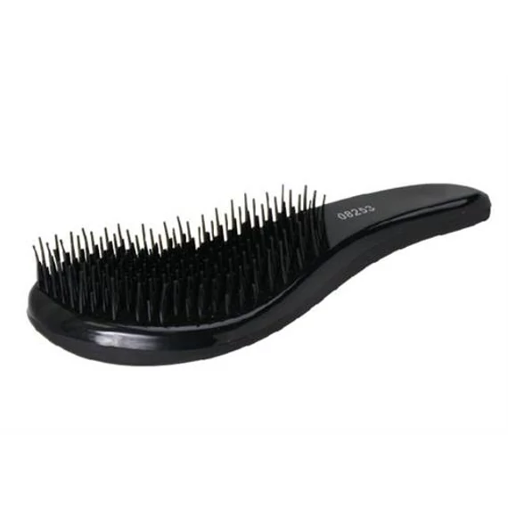 HW Econ-fekete - tangle teezer típusú detangler formájú hajsimító és szuper hajkibontó hajkefe