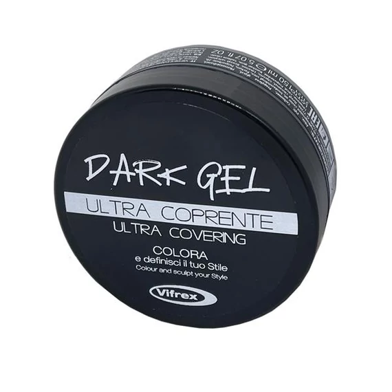 Vifrex Dark Gel fekete hajszínező hajzselé közepesen erős tartással PDV-ITALY