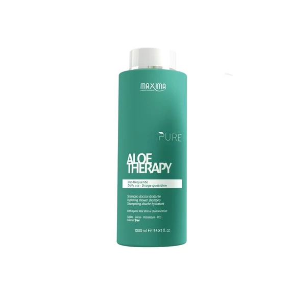 Maxima Aloe Therapy Hydrating Shampoo – Hidratáló Vegán sampon és tusfürdő 2 az 1-ben 1000ml