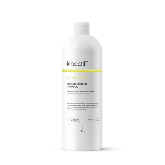 Kinactif N1 Nutrition Rich hidratáló tápláló sampon száraz hajra Prebiotikumokkal 1000ml