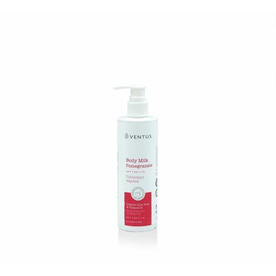 Ventus Body Milk Pomegranate – Testápoló tej aloe vera kivonattal és E vitaminnal 250 ml