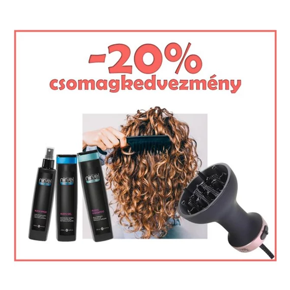 Nirvel Curl göndör hajápoló csomag diffúzor hajszárítóval