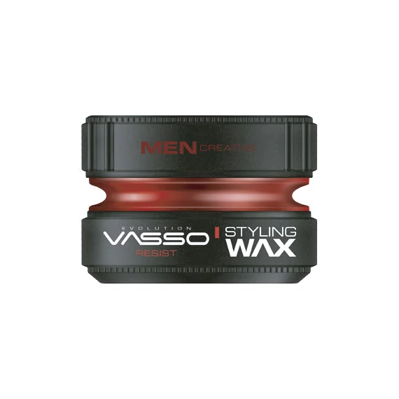 Vasso Barber vizes hatású erős tartású magas fényű hajwax férfi hajra 150ml