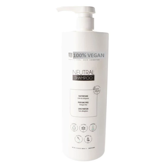 Illatmentes - Parfüm mentes Neutral Vegán sampon ideális pH-val érzékenyeknek is minden hajra 1000ml