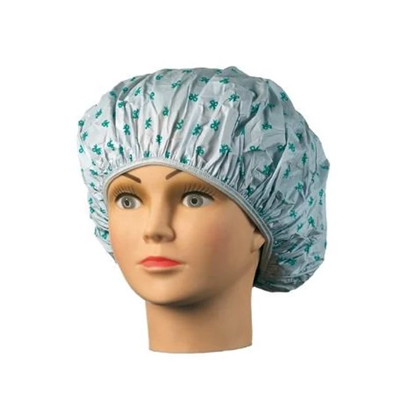 Fodrászkellék Fürdősapka gumival PVC-ből daueroláshoz 3040028 vagy 01542 kék mintával