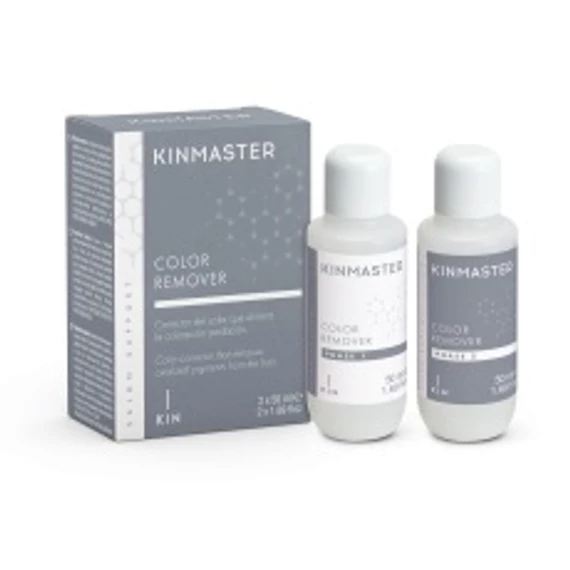 Kinmaster Color Remover - Color Out hajfesték eltávolító hajról 2x50ml