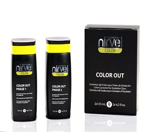 Hajradír Nirvel Color Out - Hajfesték eltávolító hajról 2x125ml