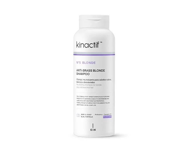 Kinactif N5 Blonde Silver extra hamvasító sampon Prebiotikumokkal