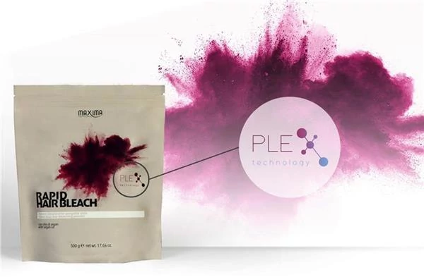Fehér haj készítéséhez Maxima Plex Violet Argánolajos szőkítőpor viola pigmentekkel