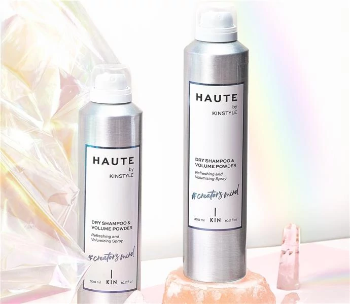 KINSTYLE Haute Dry Shampoo Száraz sampon és volumennövelő por spray