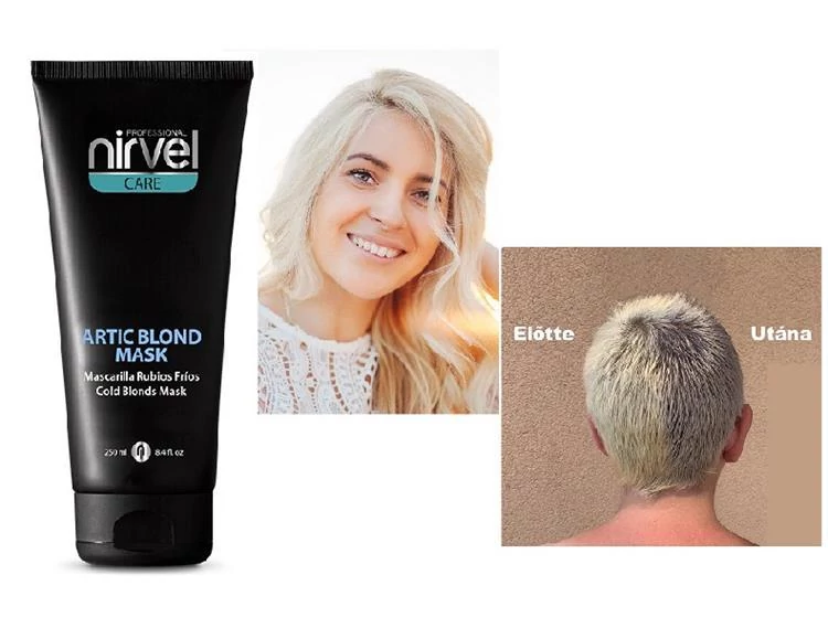Nirvel Artic Blond extra hamvasító hajmaszk szőke hajra