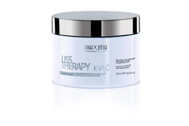 Maxima Liss Therapy Anti-frizz Disciplining keratinos hajmaszk egyenes hajra 250 ml