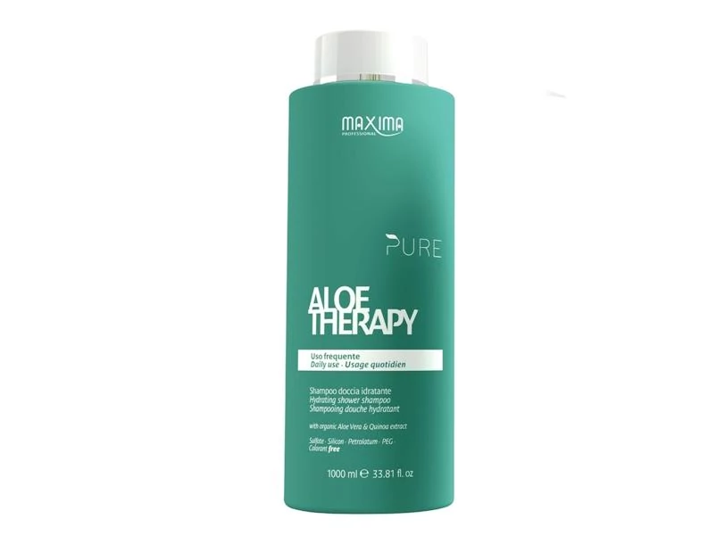 Maxima Aloe Therapy Hydrating Shampoo – Hidratáló Vegán sampon és tusfürdő 2 az 1-ben 1000ml