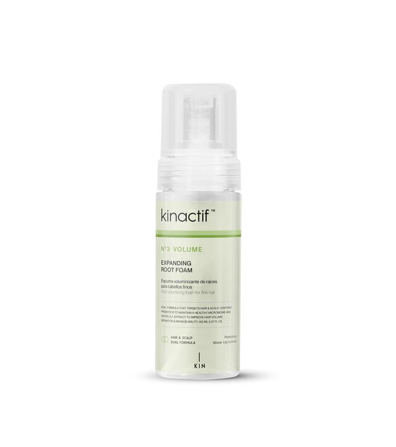 Kinactif N3 Volume Expanding Root Foam hajerősítő volumennövelő hajtő emelő hab Prebiotikumokkal