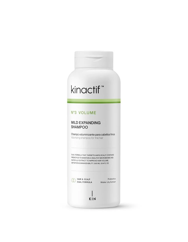 Kinactif N3 Volume Mild Expanding Shampoo hajerősítő volumennövelő sampon Prebiotikumokkal