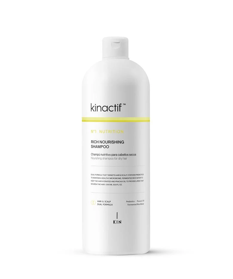 Kinactif N1 Nutrition Rich hidratáló tápláló sampon száraz hajra Prebiotikumokkal 1000ml