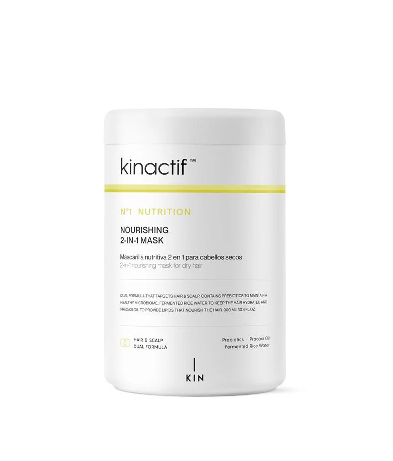 Kinactif N1 Nutrition 2-In-1 Mask tápláló 2 az 1-ben hajkondicionáló és hajmaszk száraz hajra 900ml