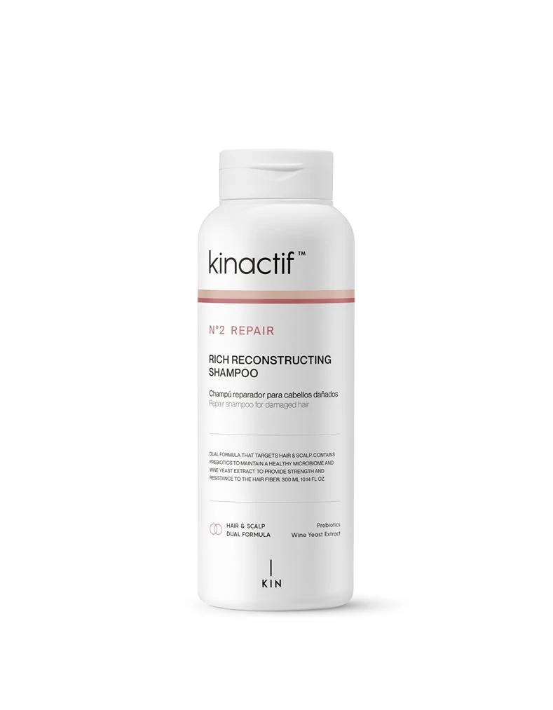 Kinactif N2 Repair mélyen regeneráló hajerősítő sampon sérült töredezett hajra Prebiotikumokkal