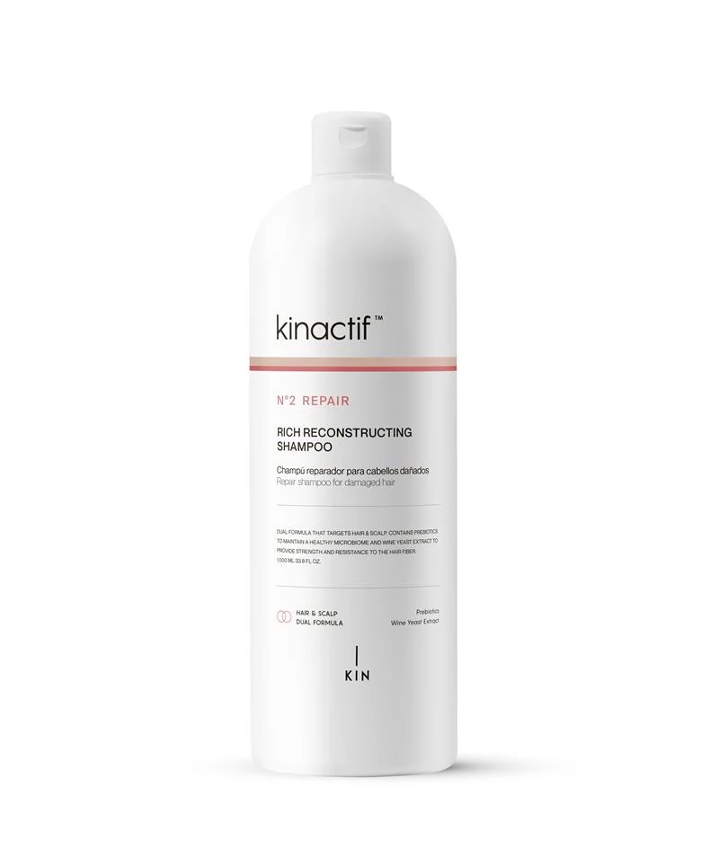 Kinactif N2 Repair mélyen regeneráló hajerősítő sampon sérült töredezett hajra Prebiotikumokkal 1000