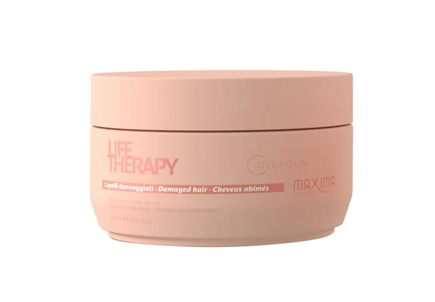 Maxima Life Therapy keratinos hajpakolás erősen száraz töredezett hajra 500ml