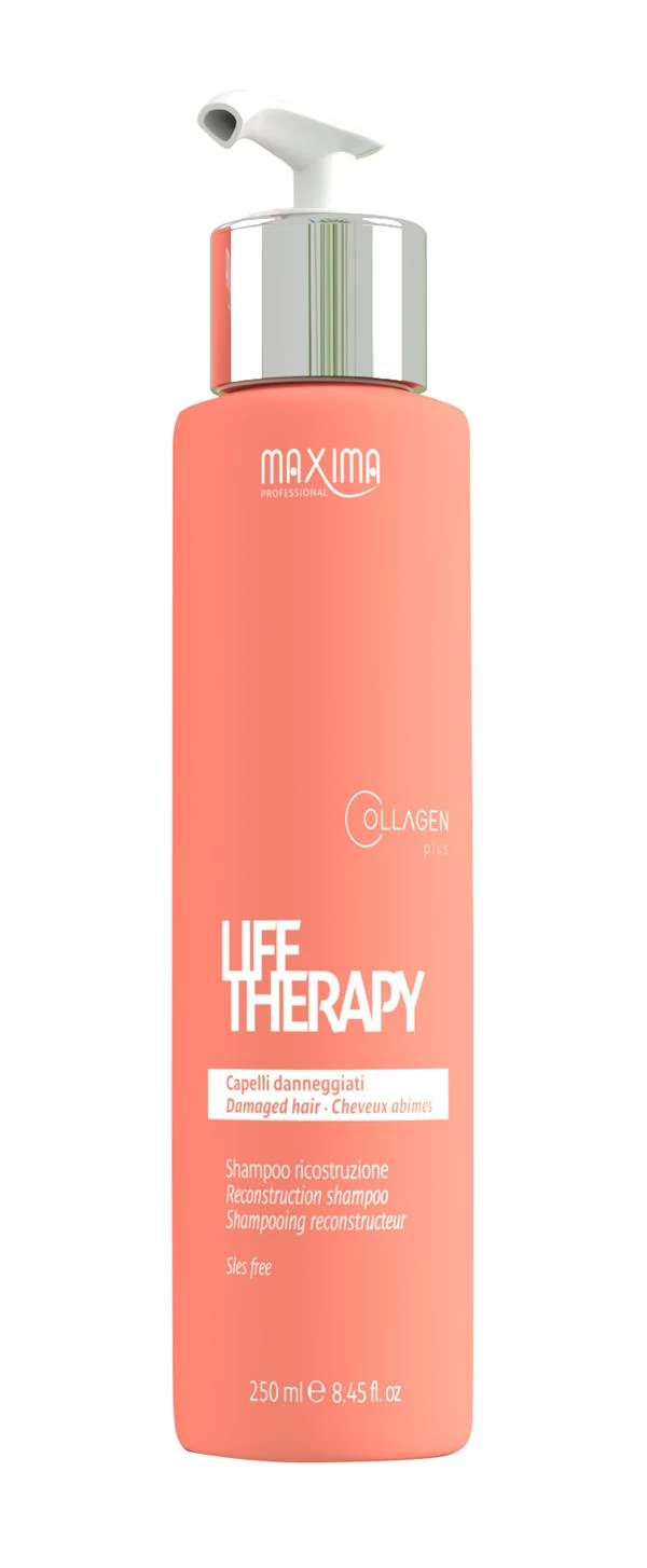 Maxima Life Therapy keratinos sampon erősen száraz töredezett hajra