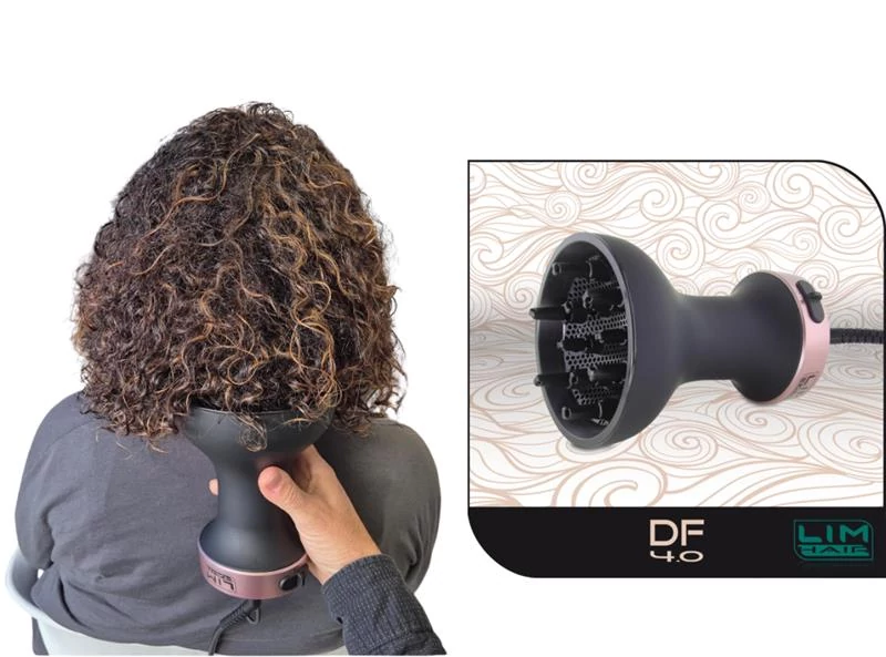 Diffúzor hajszárító göndör hajak szárításához LIM-HAIR DF 4.0 1200W