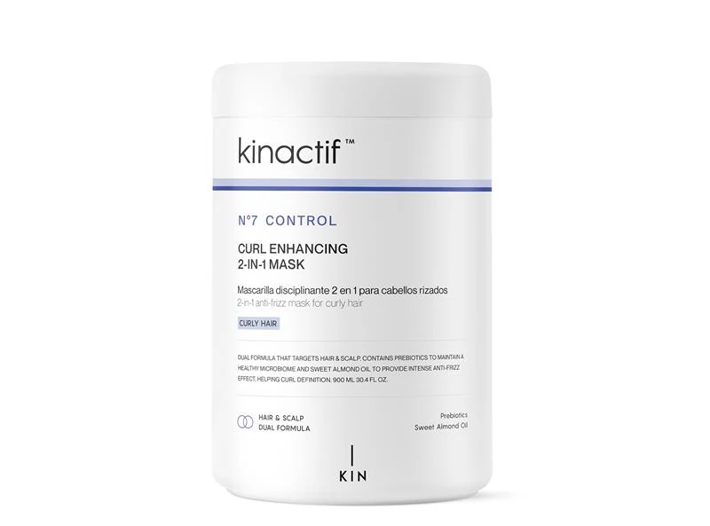 Kinactif N7 Curl Enhancing 2in1 Mask – Mélyen regeneráló hajmaszk és hajbalzsam göndör hajra 900ml