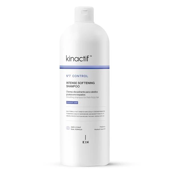 Kinactif N7 Intense Softening Shampoo Intenzíven hidratáló fényesítő sampon egyenes hajra 1000ml