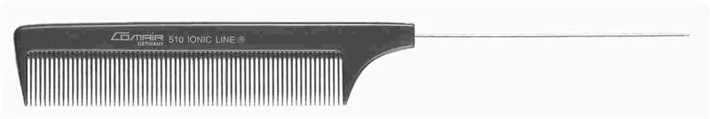 Professzionális fodrász Stil elválasztó fésű Comair Black Ionic510 fodrászkellék